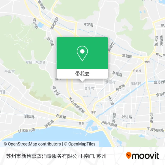苏州市新检熏蒸消毒服务有限公司-南门地图