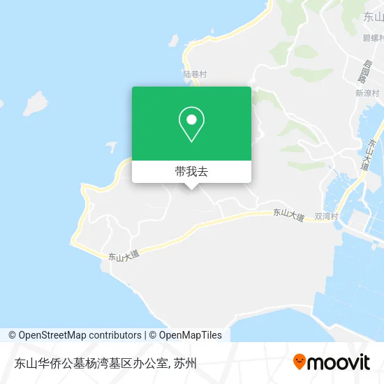 东山华侨公墓杨湾墓区办公室地图