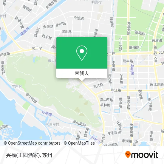 兴福(王四酒家)地图