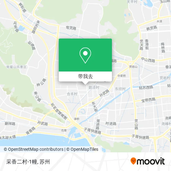采香二村-1幢地图