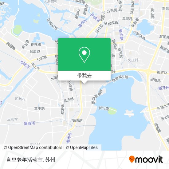 言里老年活动室地图