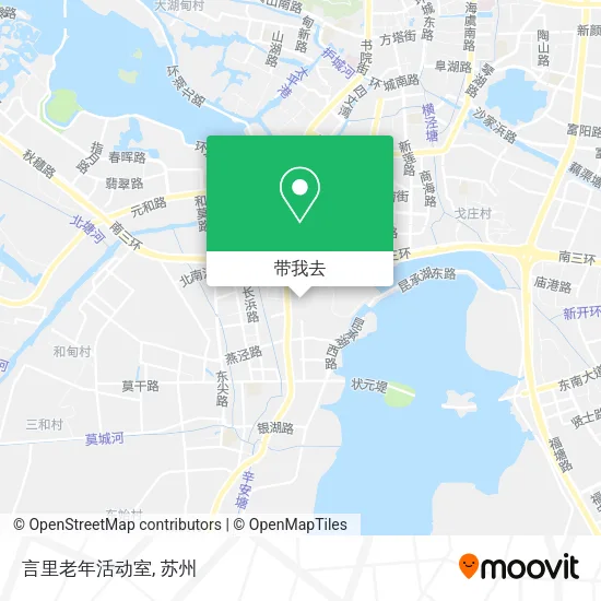 言里老年活动室地图