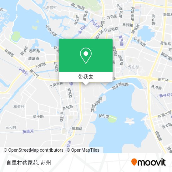 言里村蔡家苑地图