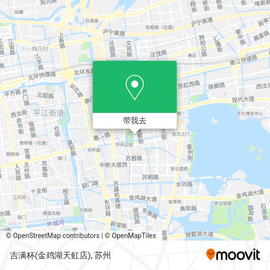吉满杯(金鸡湖天虹店)地图