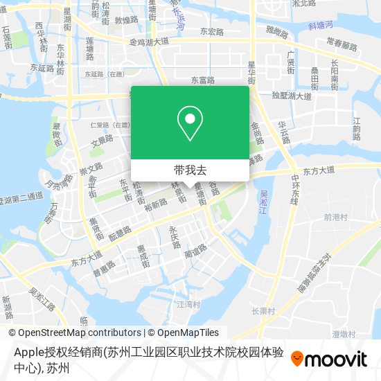 Apple授权经销商(苏州工业园区职业技术院校园体验中心)地图