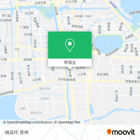 桃花圩地图