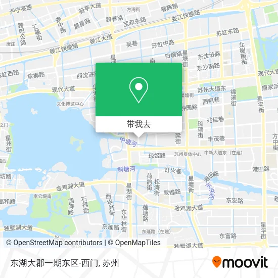东湖大郡一期东区-西门地图