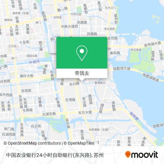 中国农业银行24小时自助银行(东兴路)地图
