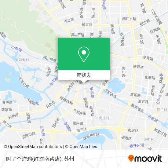 叫了个炸鸡(红旗南路店)地图