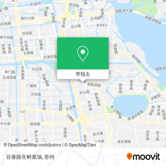 谷香路生鲜菜场地图