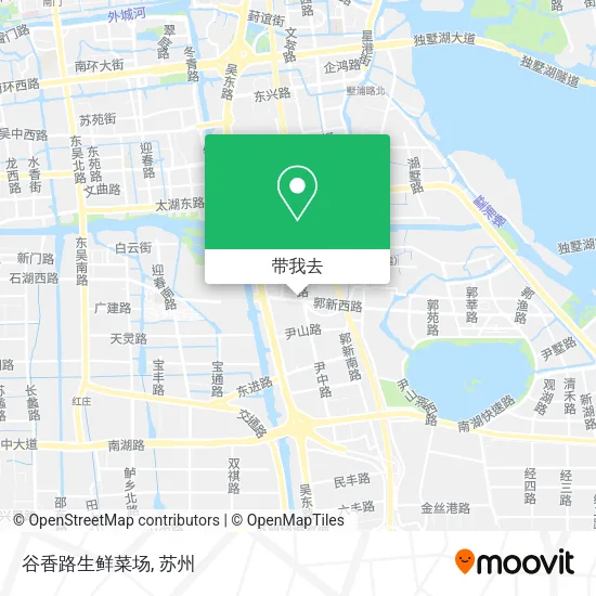 谷香路生鲜菜场地图