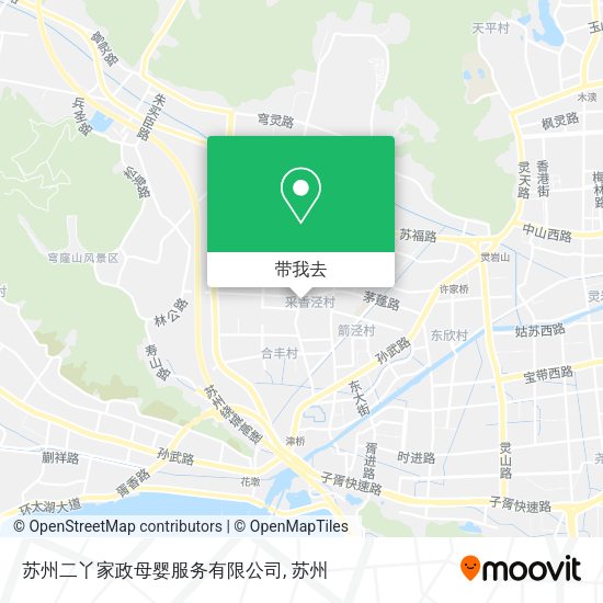 苏州二丫家政母婴服务有限公司地图