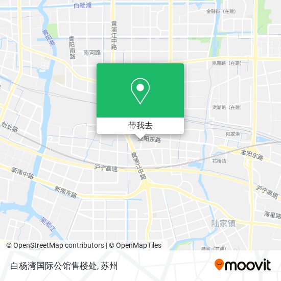 白杨湾国际公馆售楼处地图
