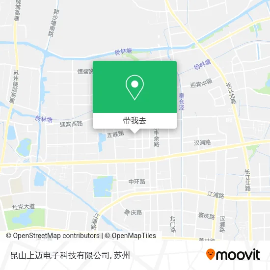 昆山上迈电子科技有限公司地图