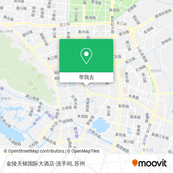 金陵天铭国际大酒店-洗手间地图