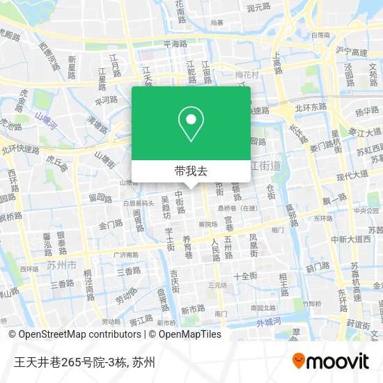 王天井巷265号院-3栋地图