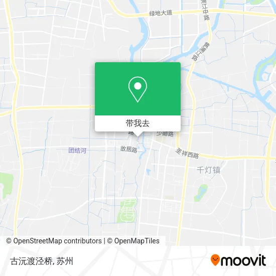 古沅渡泾桥地图