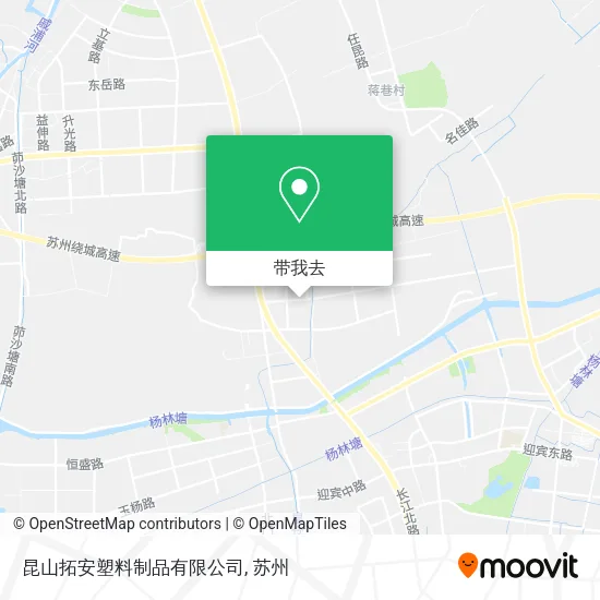 昆山拓安塑料制品有限公司地图