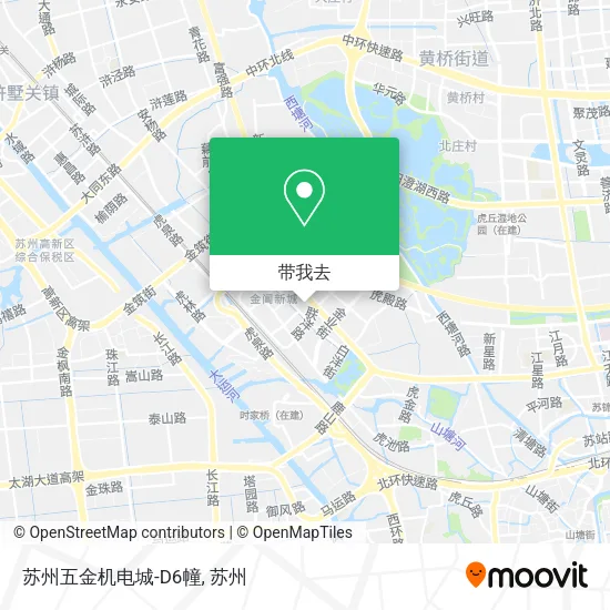 苏州五金机电城-D6幢地图