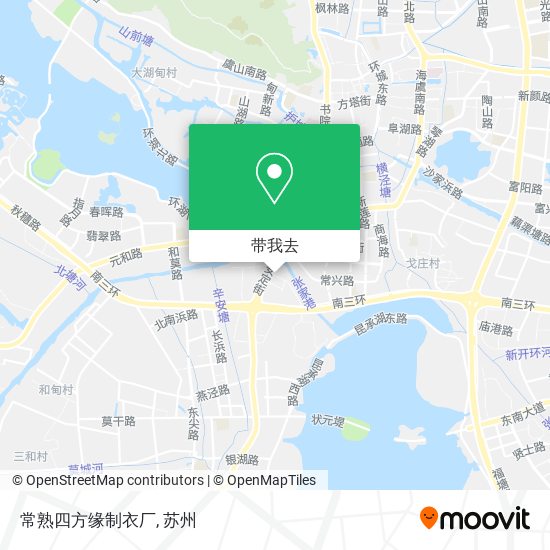 常熟四方缘制衣厂地图