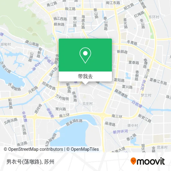 男衣号(荡墩路)地图
