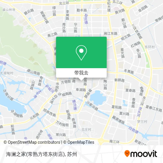 海澜之家(常熟方塔东街店)地图