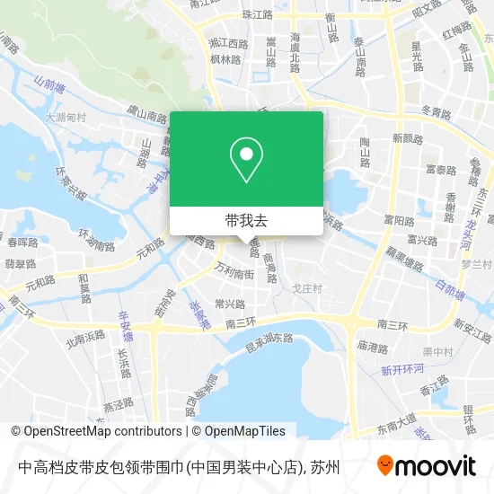 中高档皮带皮包领带围巾(中国男装中心店)地图