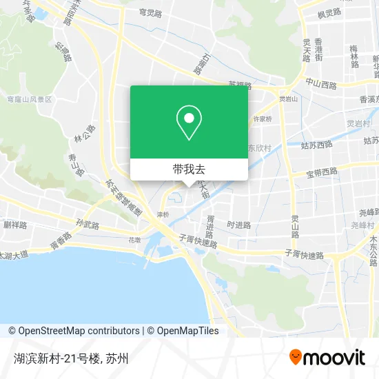 湖滨新村-21号楼地图