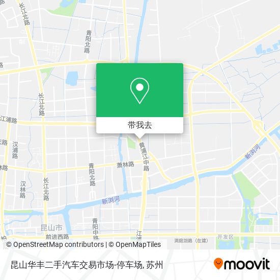 昆山华丰二手汽车交易市场-停车场地图