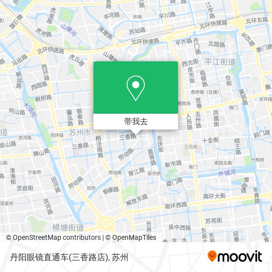 丹阳眼镜直通车(三香路店)地图