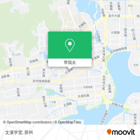 文溪学堂地图