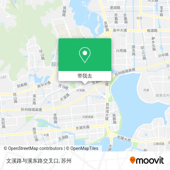 文溪路与溪东路交叉口地图