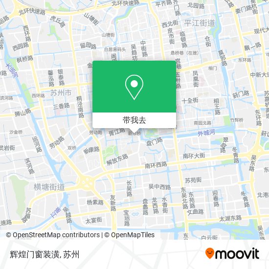 辉煌门窗装潢地图