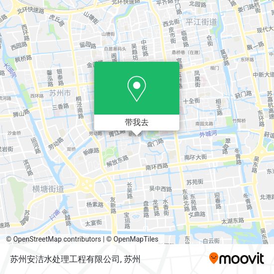 苏州安洁水处理工程有限公司地图