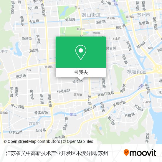 江苏省吴中高新技术产业开发区木渎分园地图