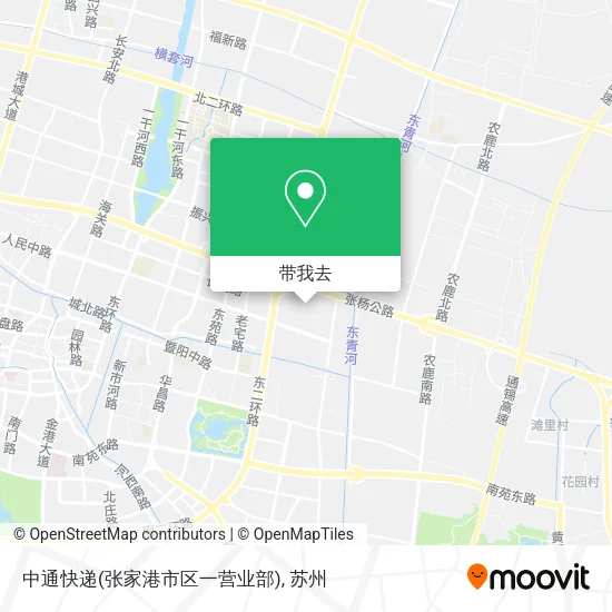 中通快递(张家港市区一营业部)地图