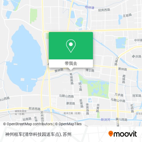 神州租车(清华科技园送车点)地图