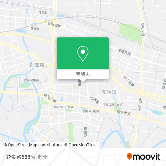 花集路588号地图