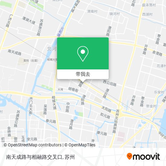 南天成路与相融路交叉口地图