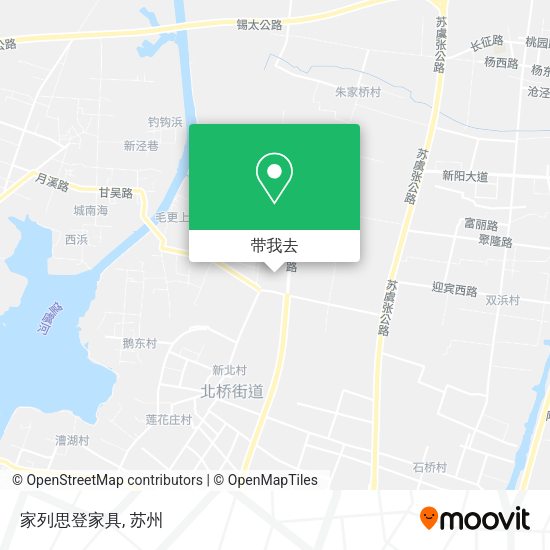 家列思登家具地图