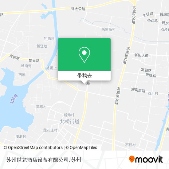 苏州世龙酒店设备有限公司地图