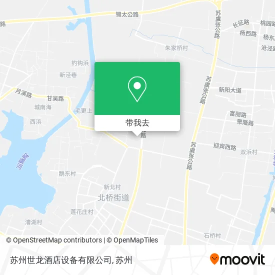 苏州世龙酒店设备有限公司地图