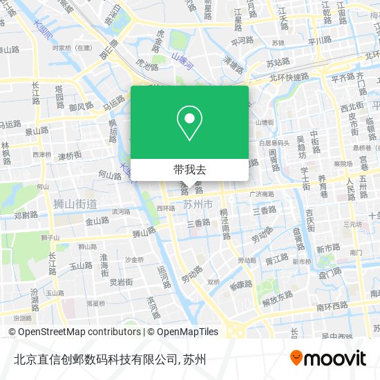 北京直信创邺数码科技有限公司地图