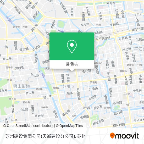 苏州建设集团公司(天诚建设分公司)地图