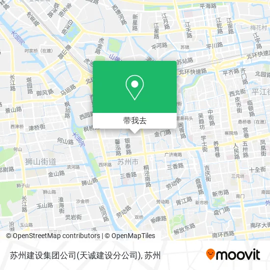苏州建设集团公司(天诚建设分公司)地图