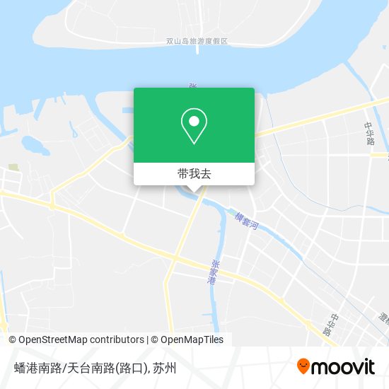 蟠港南路/天台南路(路口)地图