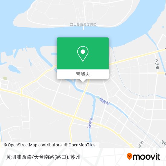 黄泗浦西路/天台南路(路口)地图