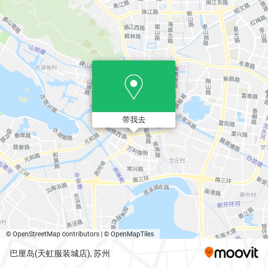 巴厘岛(天虹服装城店)地图