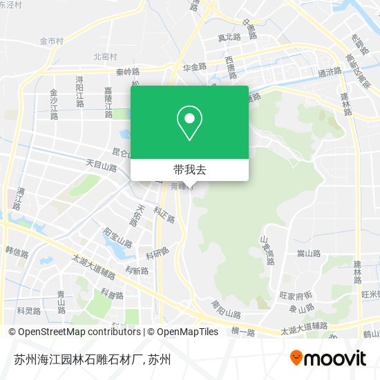 苏州海江园林石雕石材厂地图
