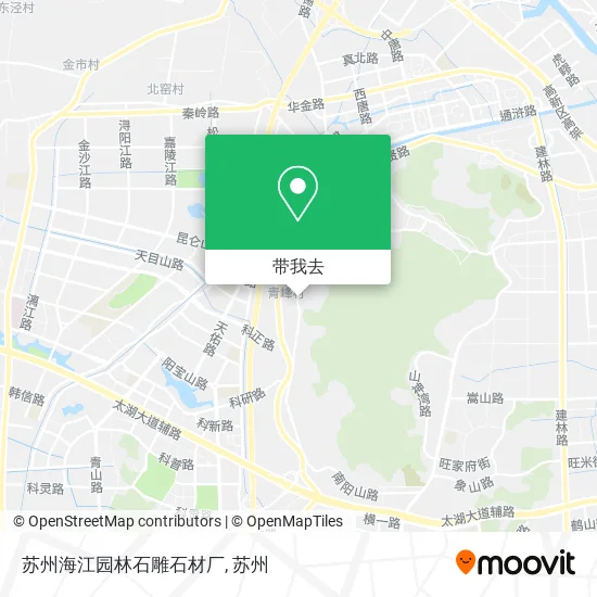 苏州海江园林石雕石材厂地图